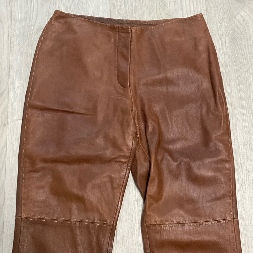 INC International Concepts Brown Straight Leg Pants
